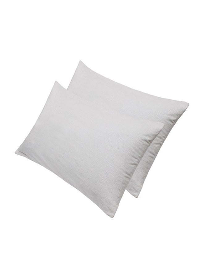 Floris Fashion 2-Piece Cotton Filled Pillow Plain Standard