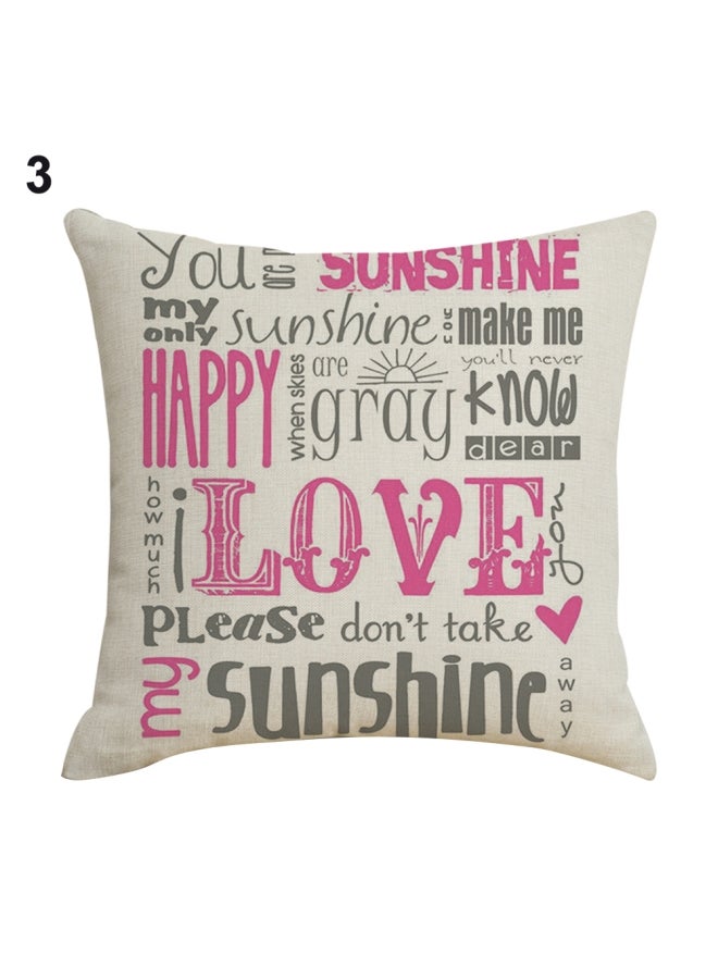 Linen Pillow Case Cushion Cover Linen Multicolour 14x11x2cm