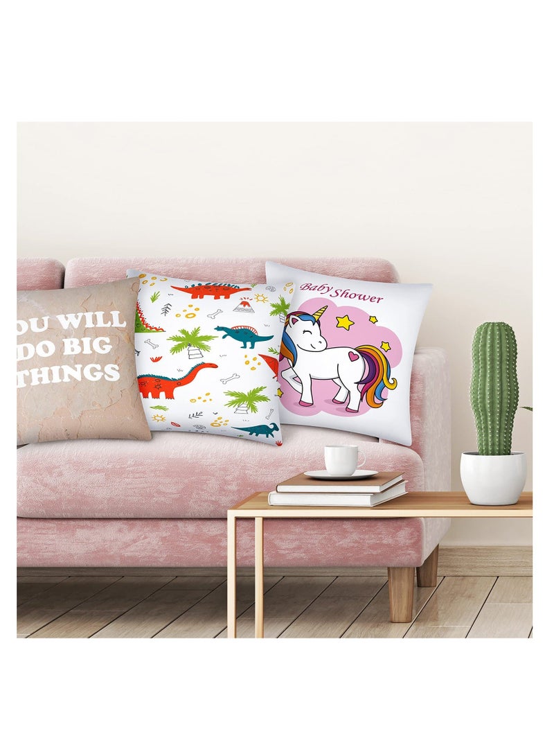 SYOSI, 6 Pieces Sublimation Blanks Pillow Cases, White Cushion Covers with Heat Press DIY, Transfer Polyester Peach Skin Cover Concealed Zipper