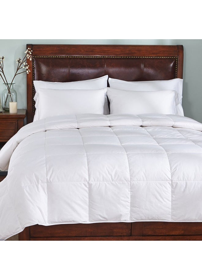 Plain Comforter Microfiber White
