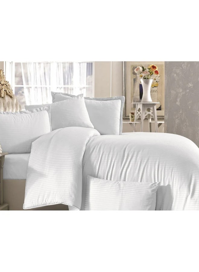 6-Piece Comforter Set Cotton White