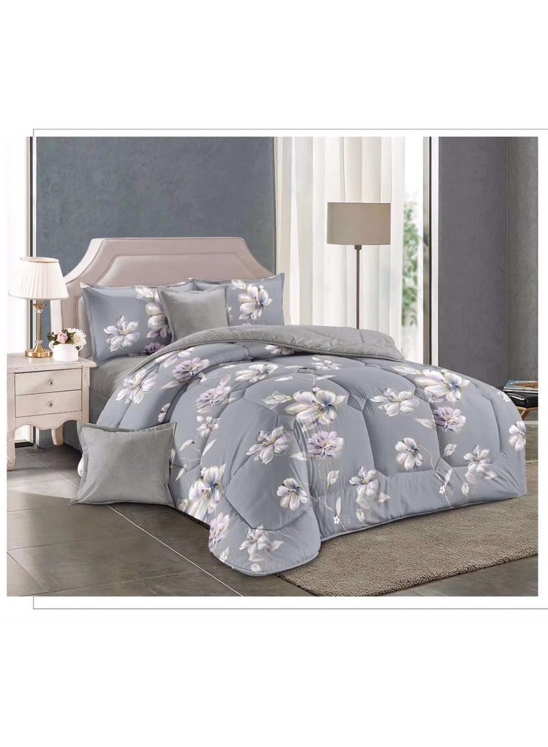 Pure cotton Comforter 6pcs set, Duvet Insert, Soft and warm   for All Season