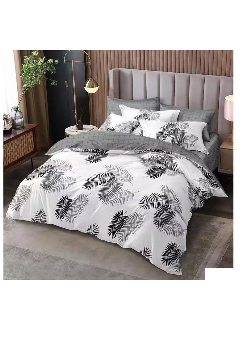 Single Size Duvet Cover Sets classic Pattern Bedding cover Set (1 Duvet Cover 160 * 210 CM +Fitted bed sheet 120x200 * 30CM +2 Pillowcases) S11