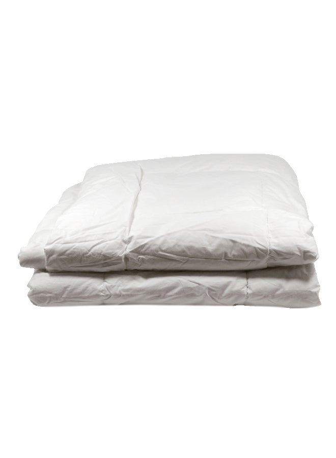 Luxury Summer Duvet Cotton White 220x240centimeter