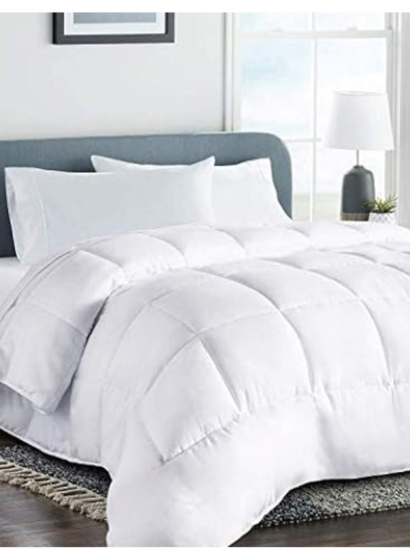 Duvet Comforter Cotton for King/Queen Size Mattress 150x200, 200x220, Color White