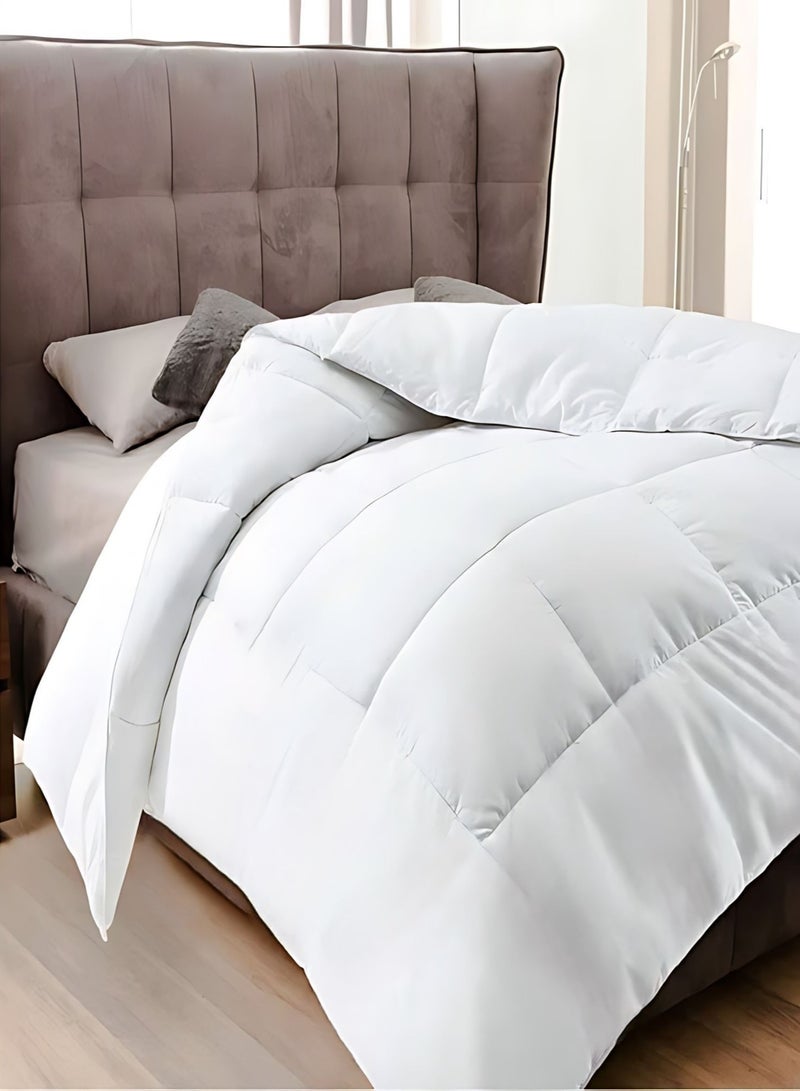 Duvet Comforter Cotton for King/Queen Size Mattress 150x200, 200x220, Color White