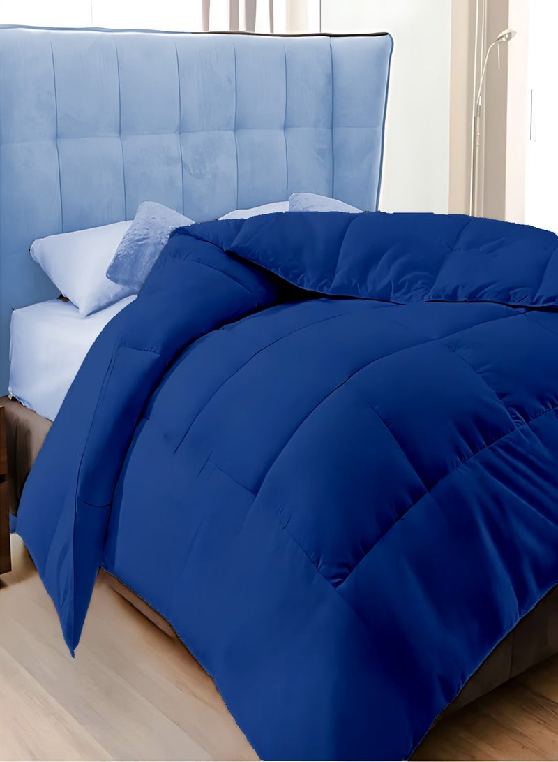 Duvet Comforter Microfiber for King/Queen Size Mattress 150x200, 200x220, Color Blue