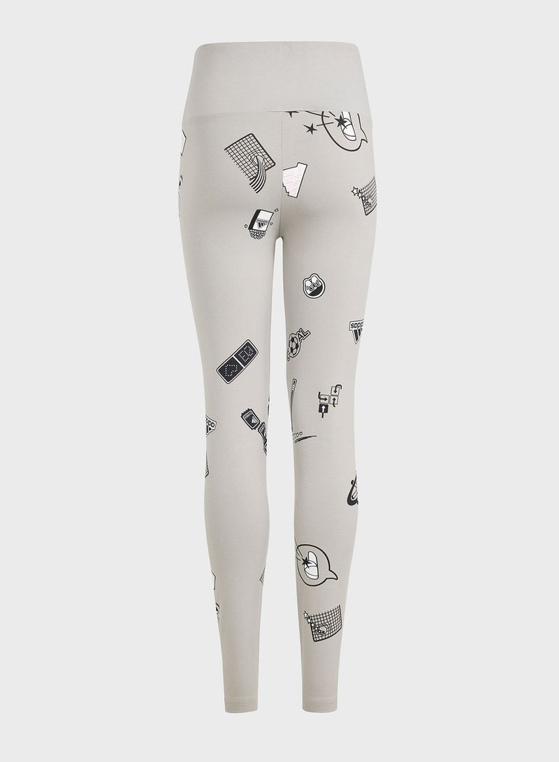 Junior Girls Brand Love Leggings