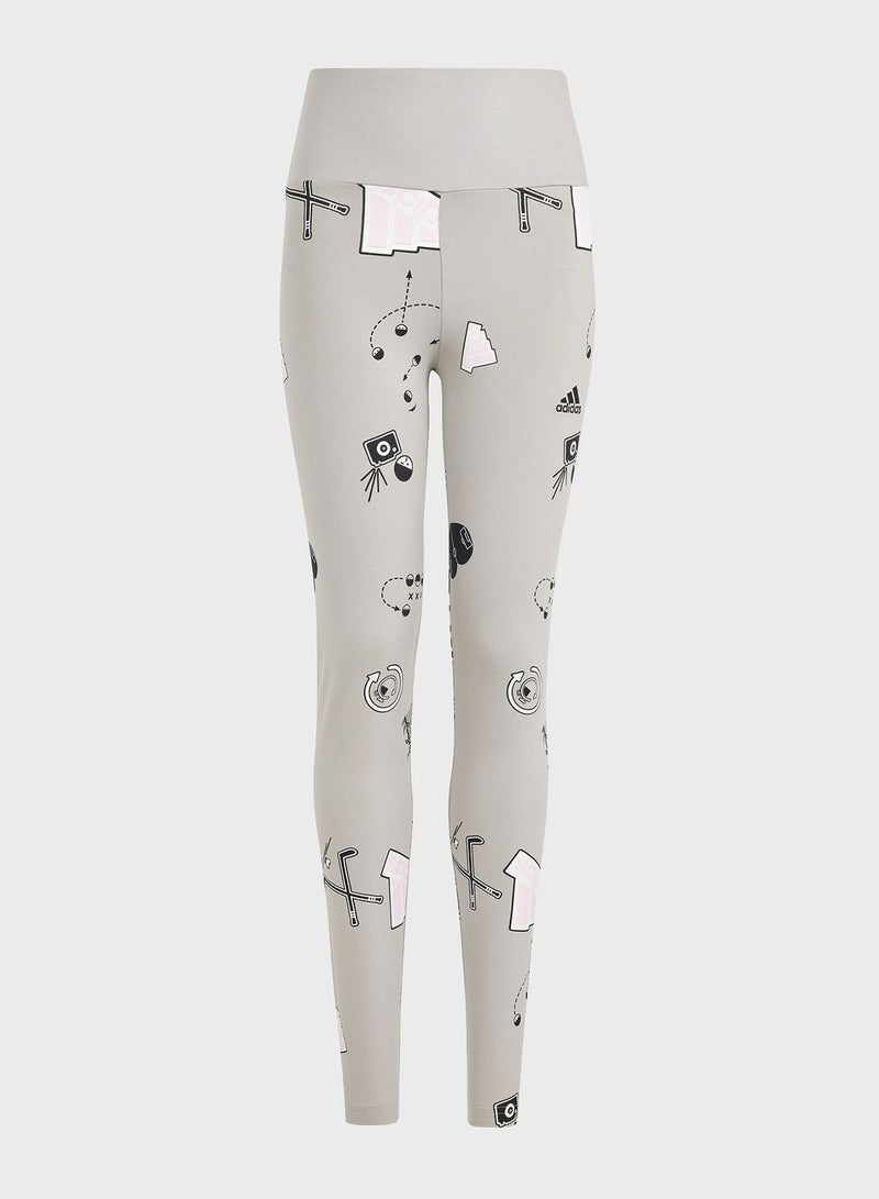 Junior Girls Brand Love Leggings