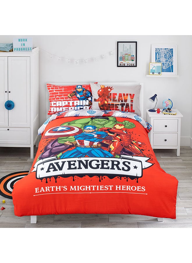 MICROFIBER COMFORTER SINGLE 3PC PANEL AVENGERS