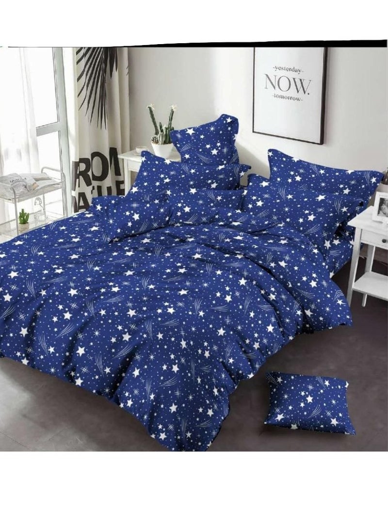 New Cartoon characters Single Size Comforter Bedding Set, Anime Cartoon Bed kids Fixed Duvet set 4pcs