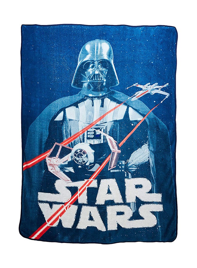 Starwars Vintage Logo Design  Blanket Polyester Multicolour 62 inx90inch