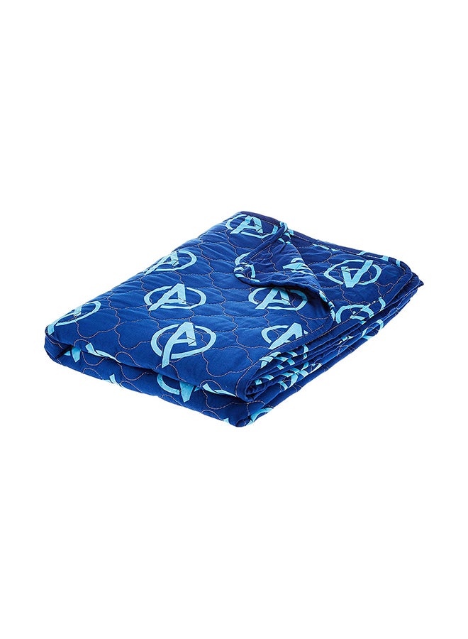 Printed Blanket Polyester Blue 150x200cm