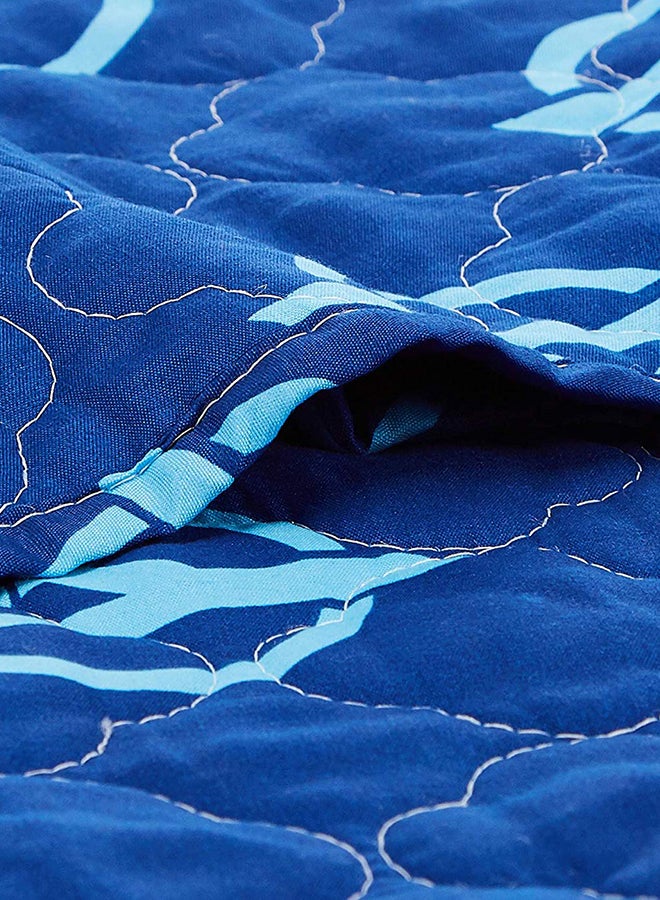 Printed Blanket Polyester Blue 150x200cm