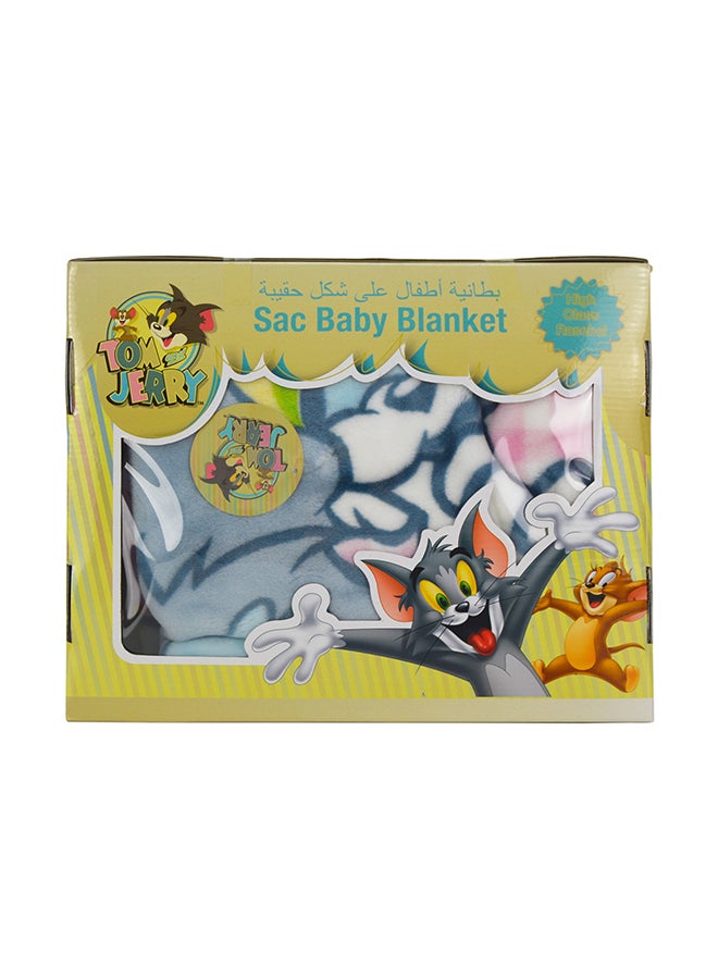 Tom & Jerry  Design Sac Blanket Polyester Multicolour 85x90cm