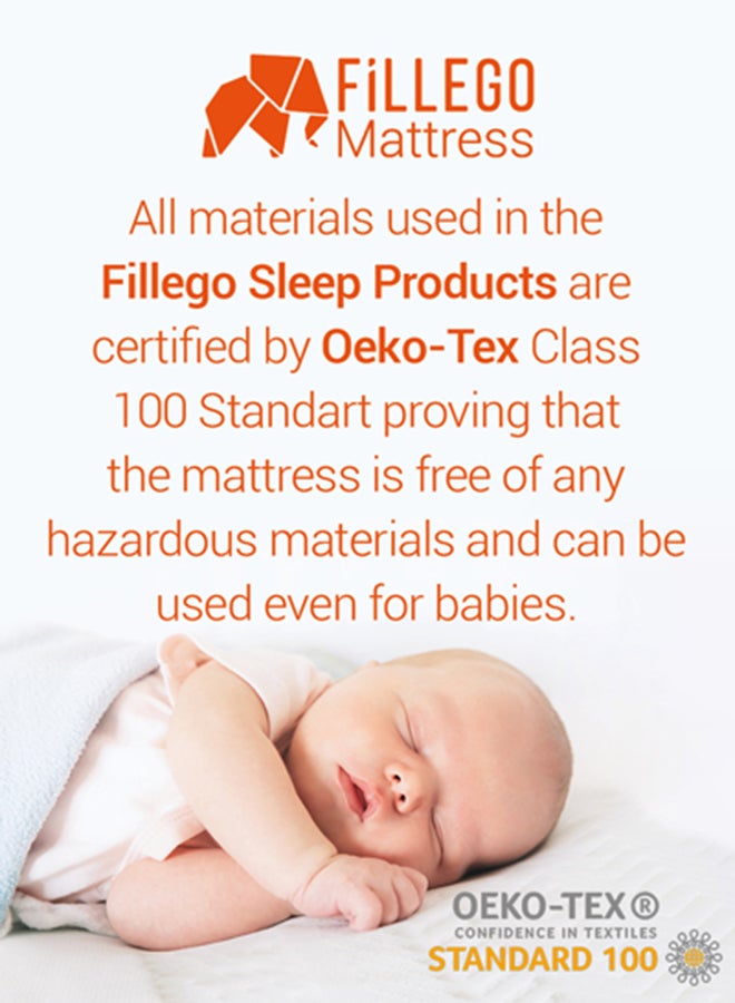 Latex Baby Pillow White