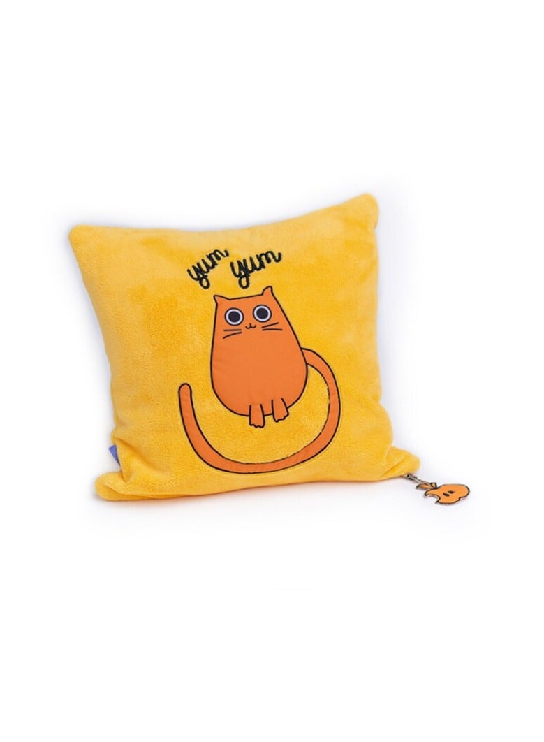 Milk&Moo Tombish Cat Baby Pillow, Soft, Baby Pillows for Sleeping, Head Support Pillow, Toddlers, Kids, Infant, Perfect for Travel, Bed Set, Bassinet, Cribs, Stroller