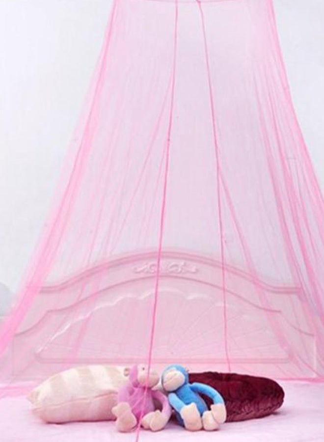 Round Premium Mosquito Net Pink California King