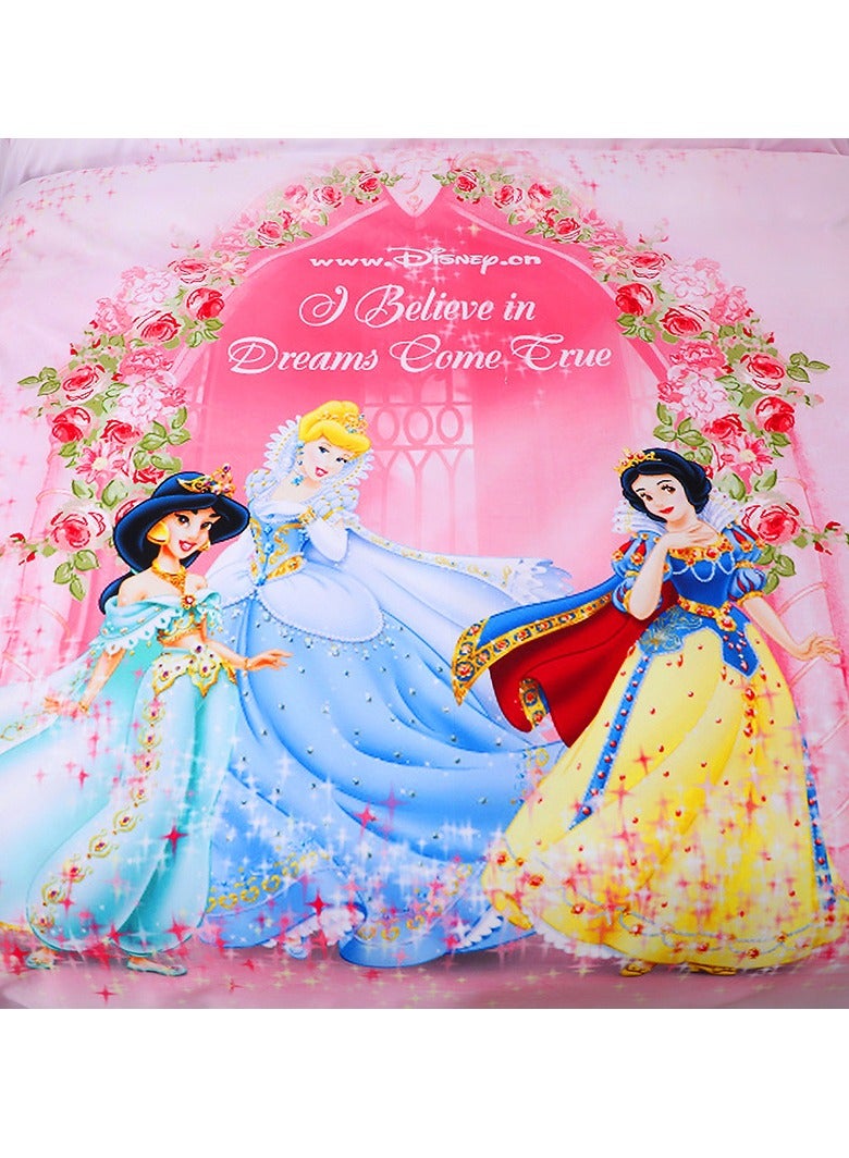 3 Piece Kids Bedsheet Single Bedding Set for Kids Girls Soft Brushed Microfiber Breathable Cozy Fade Resistant Easy Care 150*200cm