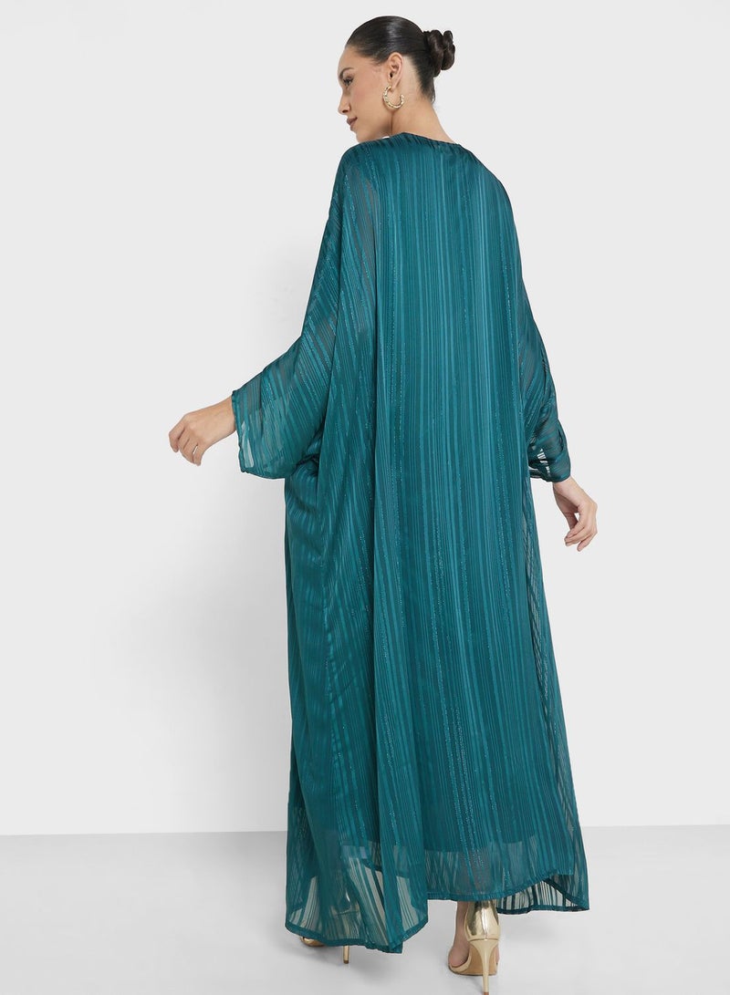 Satin Abaya With Inner