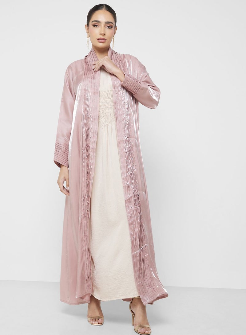 Pleated Detail Abaya