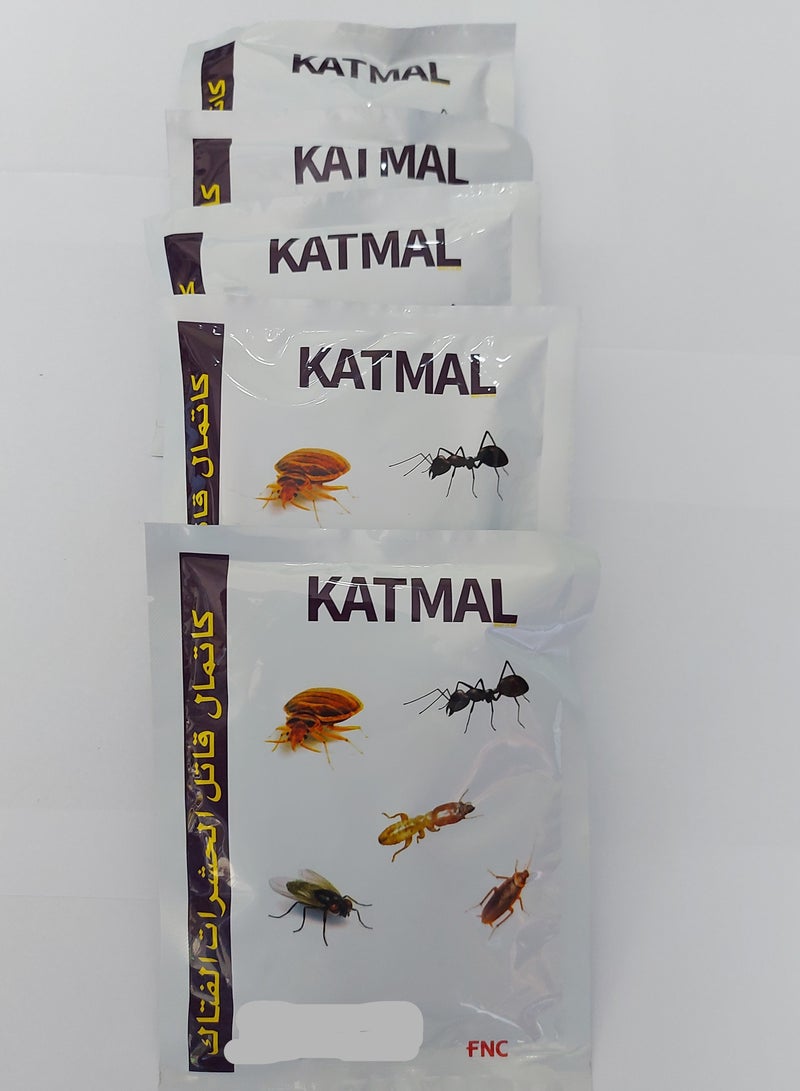 5-Pcs (500g) Katmal All Insects Terminator Powder