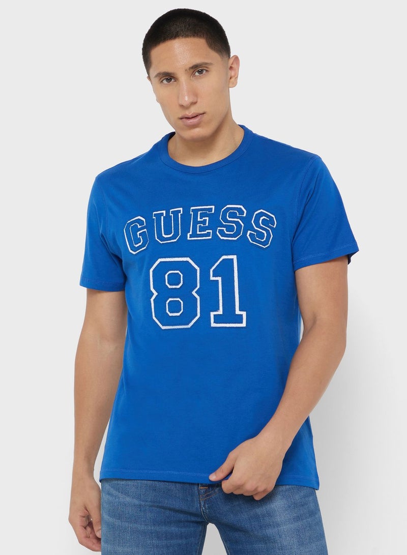 Printed Crew Neck T-Shirt