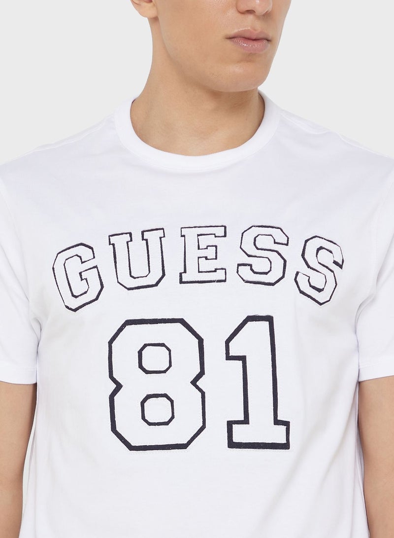 Printed Crew Neck T-Shirt