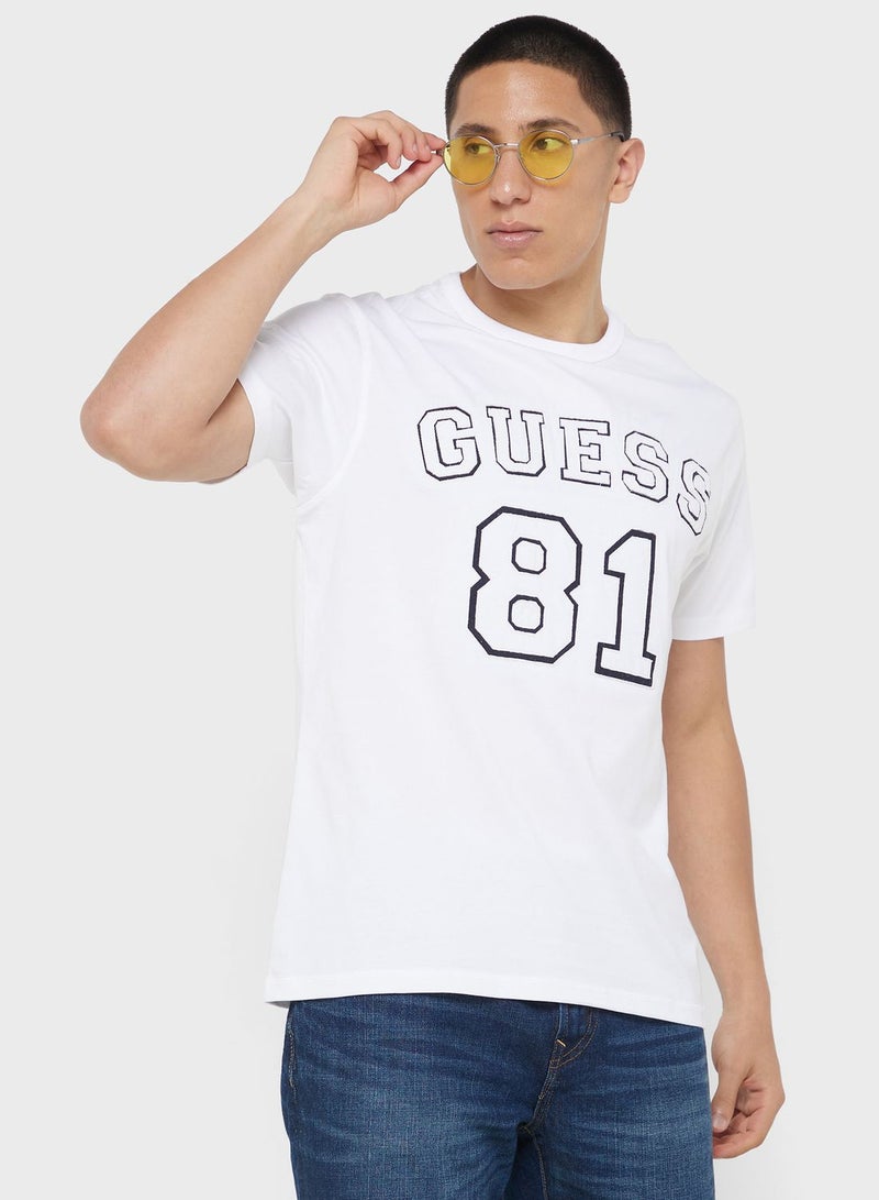 Printed Crew Neck T-Shirt