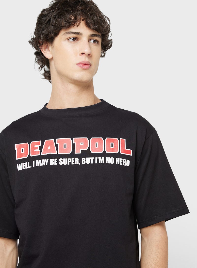 Marvel Deadpool Oversized tshirt