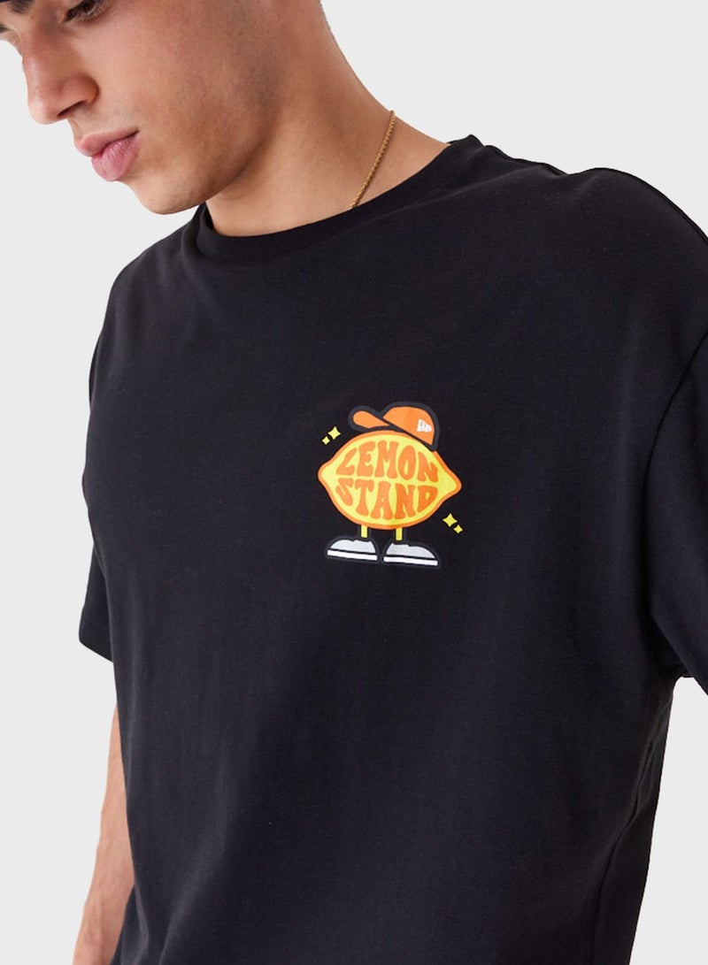 Fruit Graphic Oversized T-Shirt