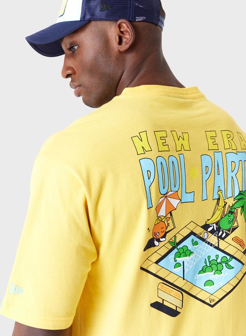 Fruit Graphic Oversized T-Shirt