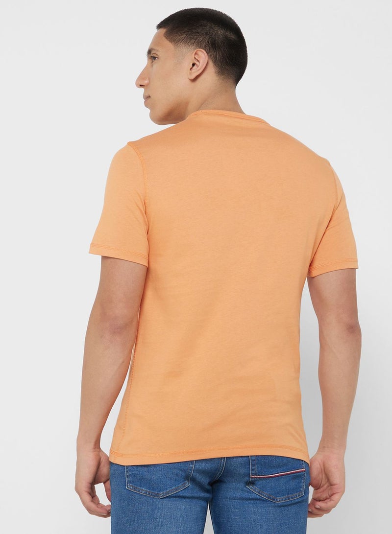 Logo Printed Crew Neck T-Shirt