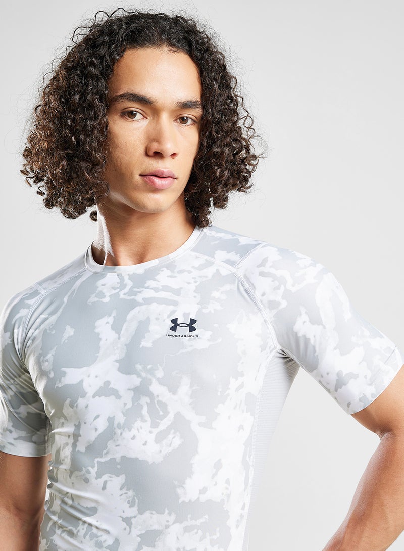 Heatgear Isochill Printed Compression T-Shirt