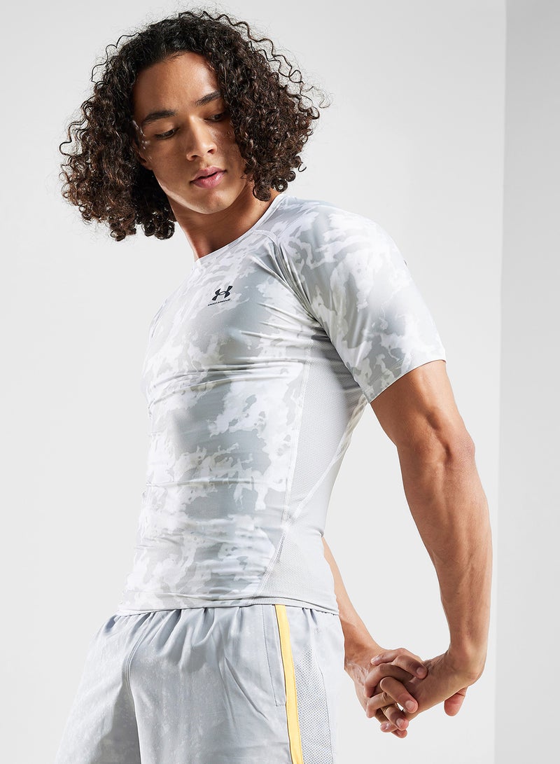 Heatgear Isochill Printed Compression T-Shirt