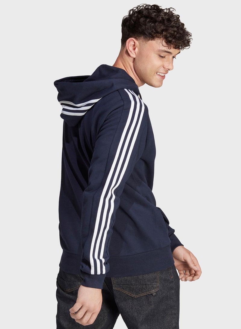 3 Stripes Full Zip Hoodie