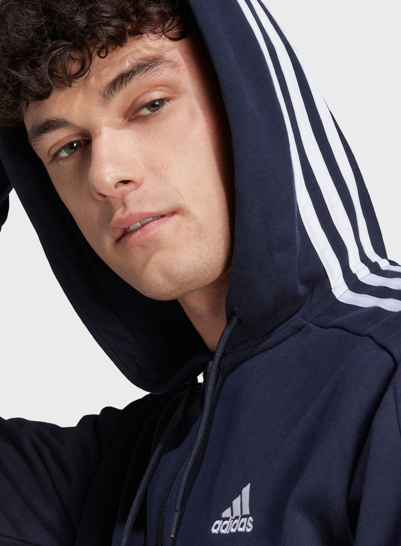 3 Stripes Full Zip Hoodie