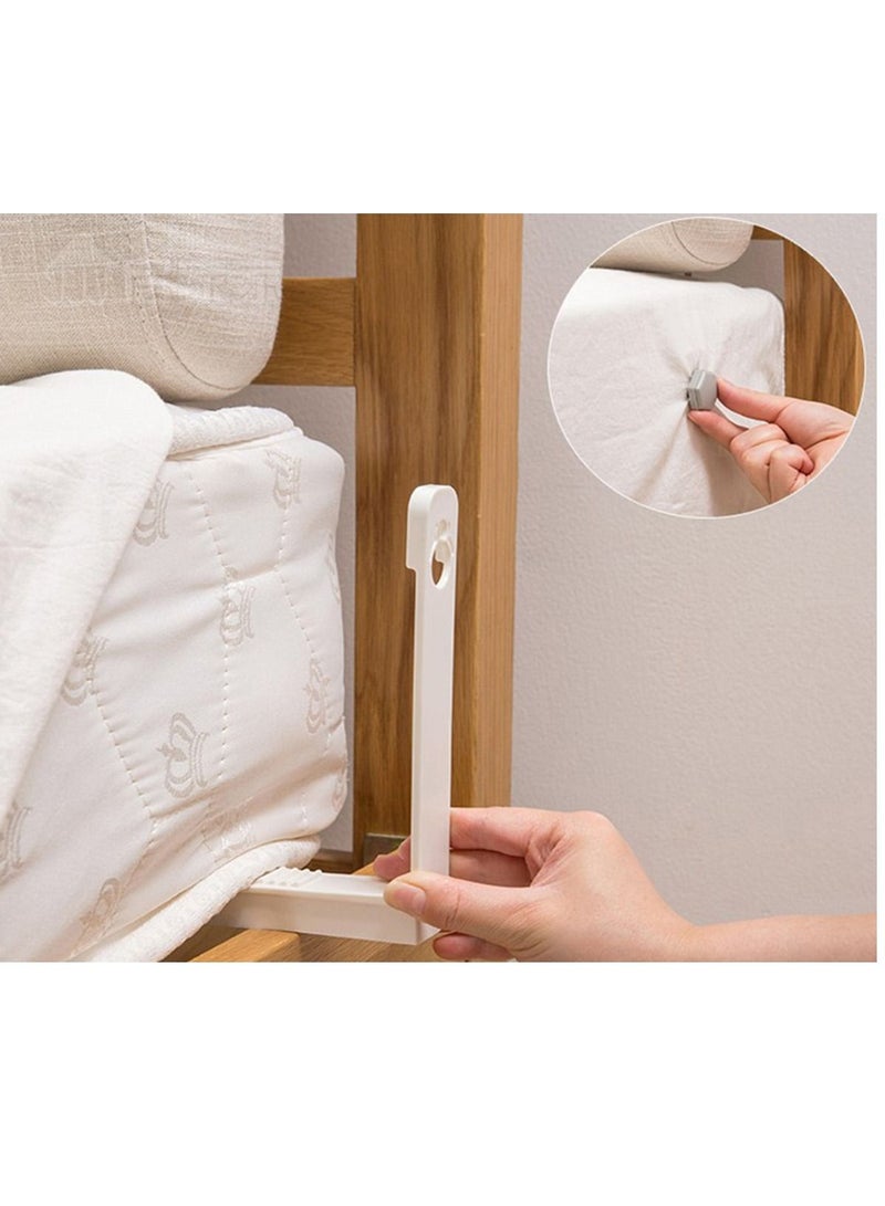 Bed Sheet Clips Six-Sided Bed Sheet Practical ABS 4pcs Suspenders Straps Home