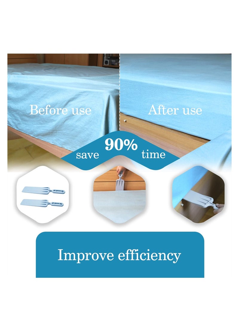 Bed Sheet Tucker Tool, Universal Portable Tucking Paddle, Bed Making Tool for Changing Sheets Easier Bedsheet Change Helper Without Mattress Lifting