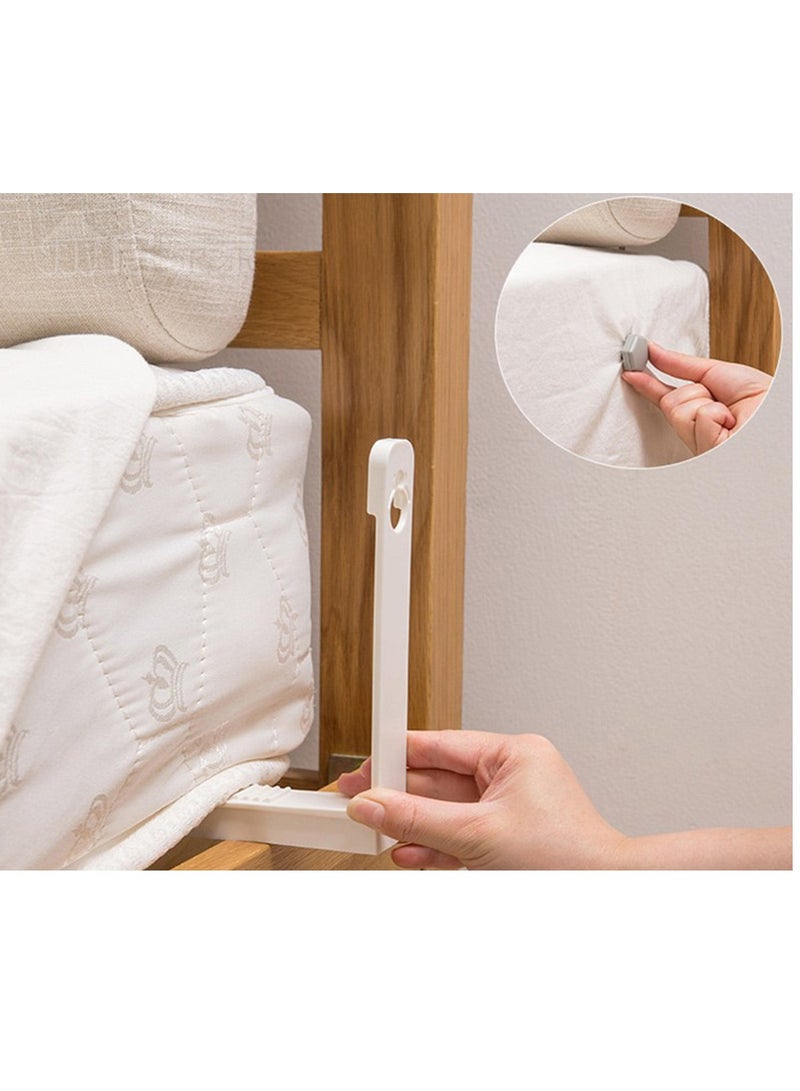 Bed Sheet Clips Six-Sided Bed Sheet Practical ABS 4pcs Suspenders Straps Home