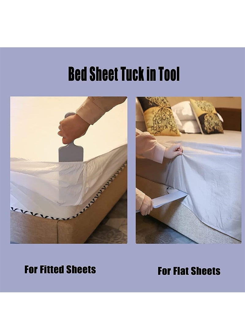 Bed Sheet Tucker Tool, Universal Portable Tucking Paddle, Bed Making Tool for Changing Sheets Easier Bedsheet Change Helper Without Mattress Lifting