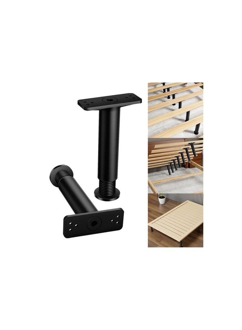 6 pcs Telescopic Adjustable Bed Beam Support Foot Reinforced Plastic Furniture Leg Sofa Leg Bed Bottom Load Bearing Bracket