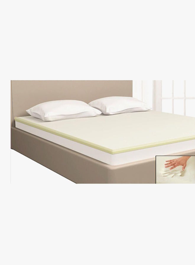Cool Tech Memory Mattress Topper With Cover Foam Light Pink