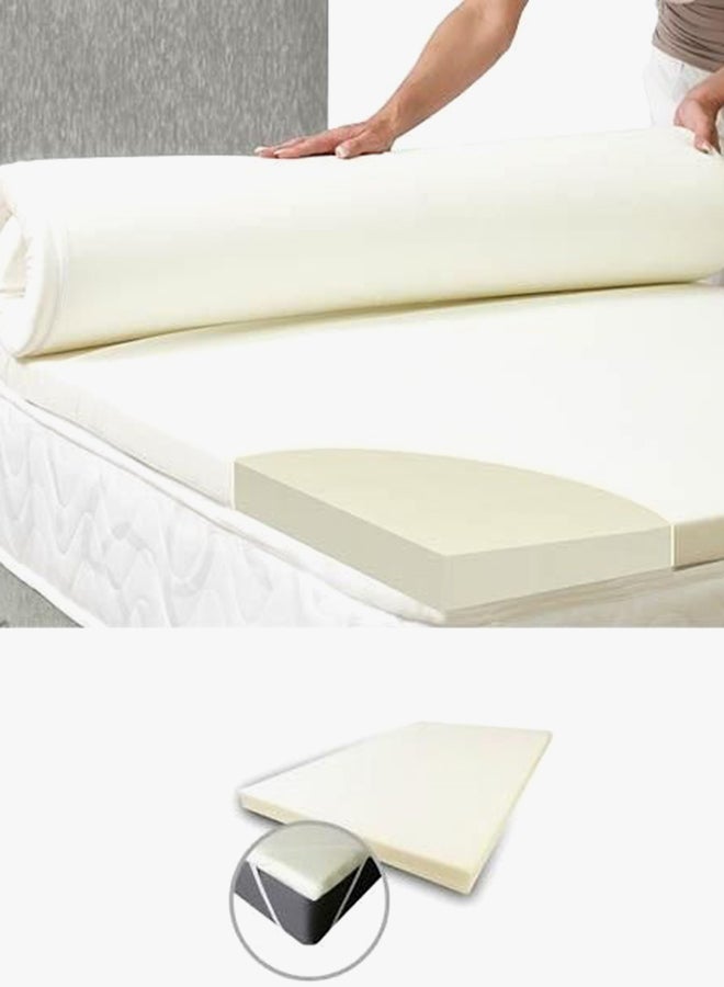 Cool Tech Memory Mattress Topper With Cover Foam Light Pink