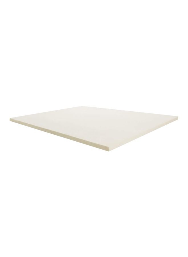 Mattress Topper Memory Foam White 190x90x5cm