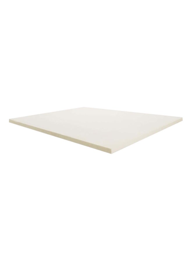 Mattress Topper Memory Foam White 190x150x5cm