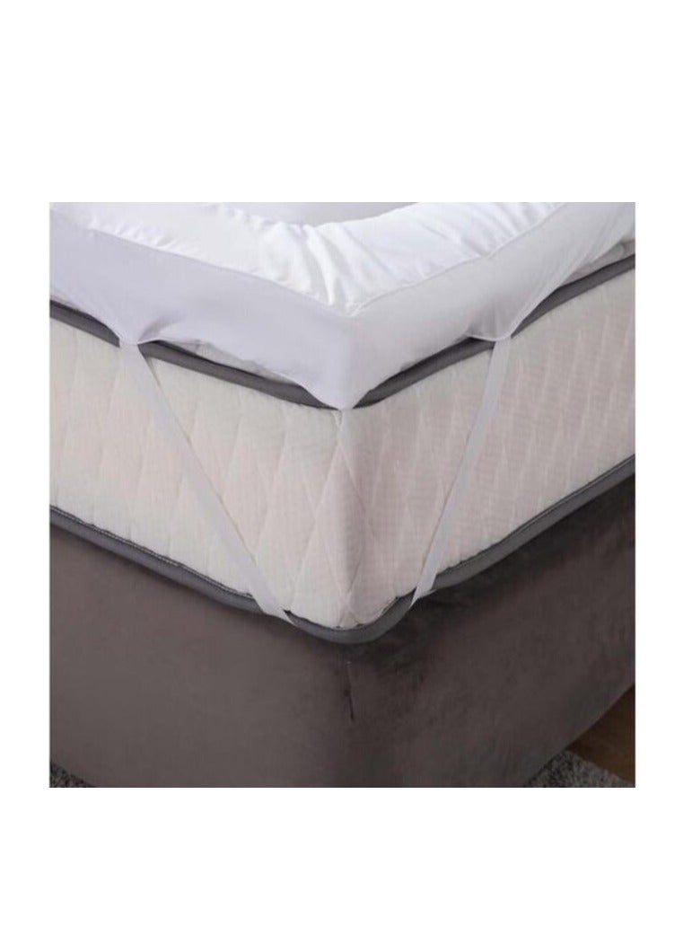 PAN Home Siesta Mattress Topper 200x200+10cm - White