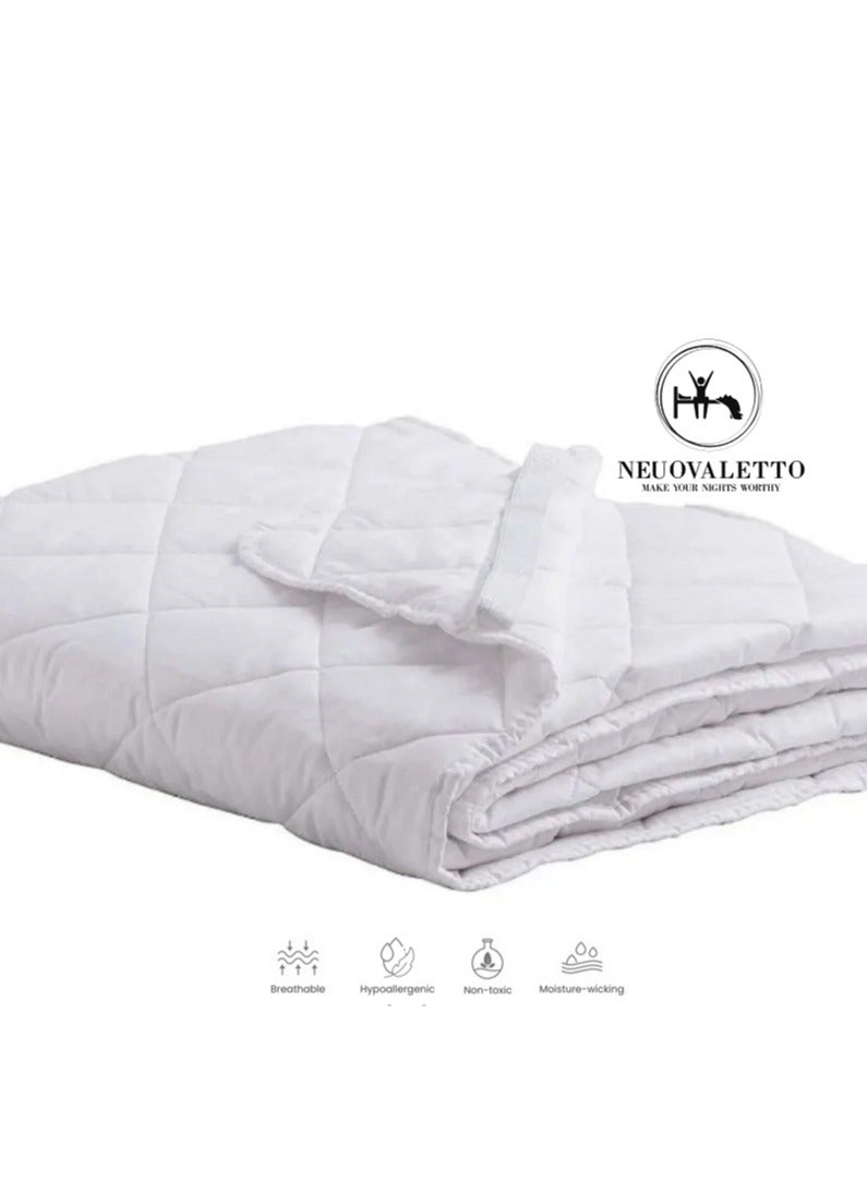 Quilted Waterproof Mattress Protector Queen Size 150x200 Mattress (protection  & Comfort 2 in 1)