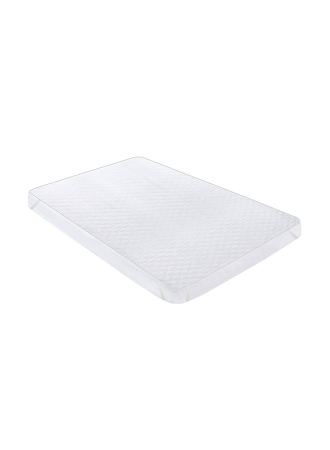 Hru Waterproof Mattress Protector, White - 180X200 Cm