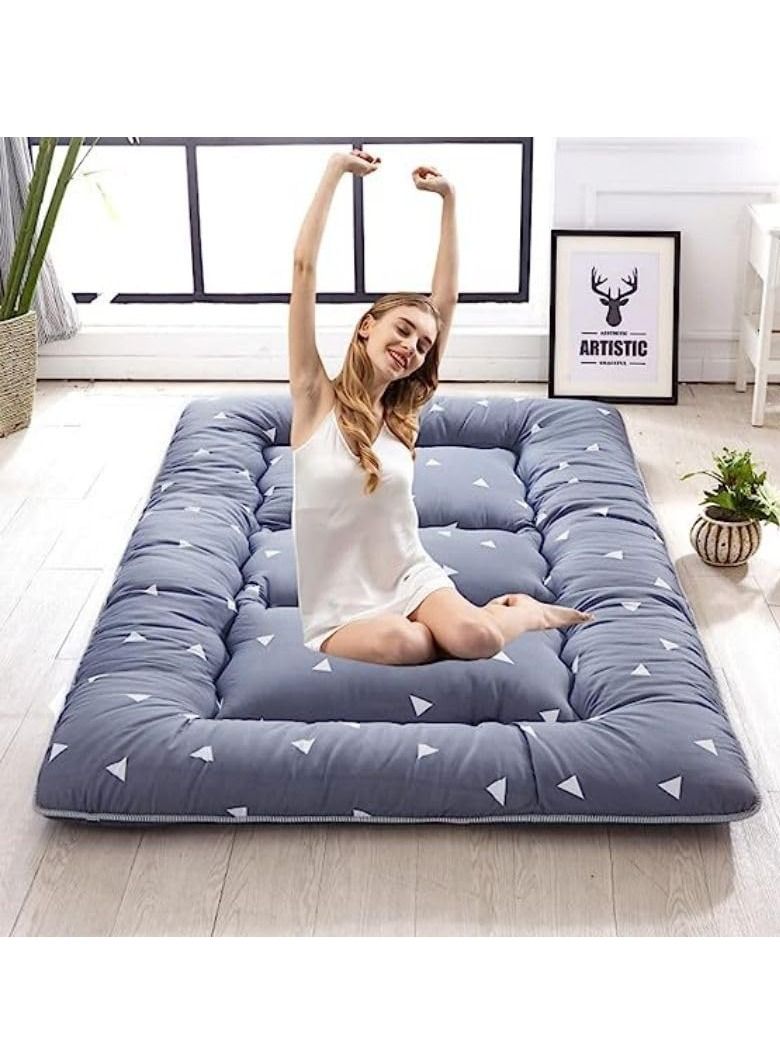 COOLBABY  Floor Mattress Futon Mattress Roll Up Camping Mattress Tatami Mat Foldable Mattress for Bed Couch Mattress Pad Twin 200cm*150cm
